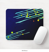 Load image into Gallery viewer, Midnight Bloom (Seafoam Green) Mousepad
